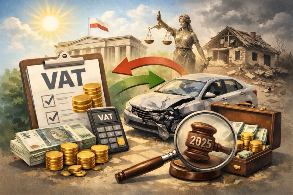 VAT w odszkodowaniu po uchwale SN z 2025 r. – Jak odzyskać podatek od starej szkody?